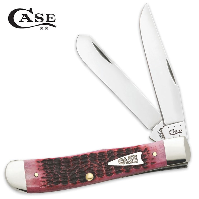 Case Tru-Sharp Surgical Steel Raspberry Bone Trapper Folding Pocket Knife