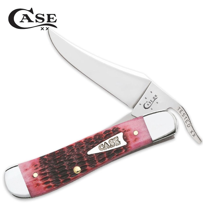 Case Tru-Sharp Surgical Steel Raspberry Bone Russlock Folding Pocket Knife