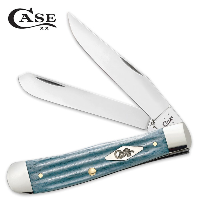 Case Second Cut Gray Bone Trapper Pocket Knife