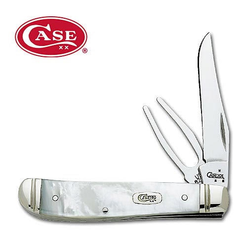 Case Mother of Pearl Mini Trapper Folding Knife