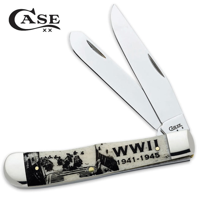 Case WWII War Series Trapper Folding Knife