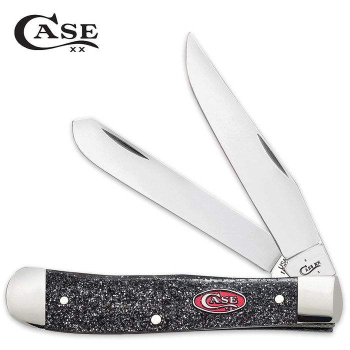 Case Silver Stardust Kirinite Trapper Pocket Knife