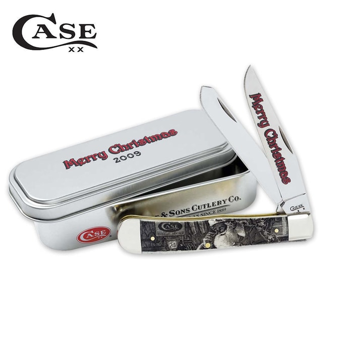 Case Limited Edition 2009 Christmas Trapper Folding Knife