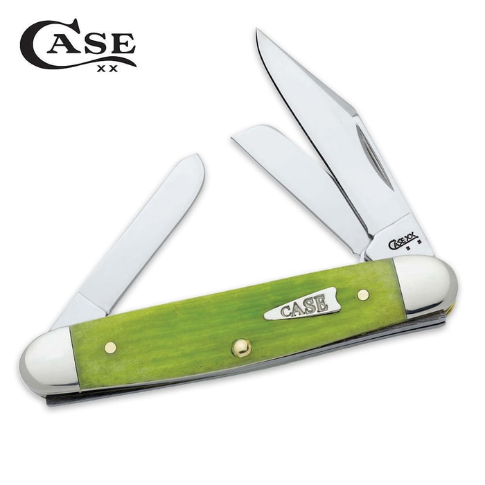 Case 9112 Key Lime Medium Stockman Folding Knife