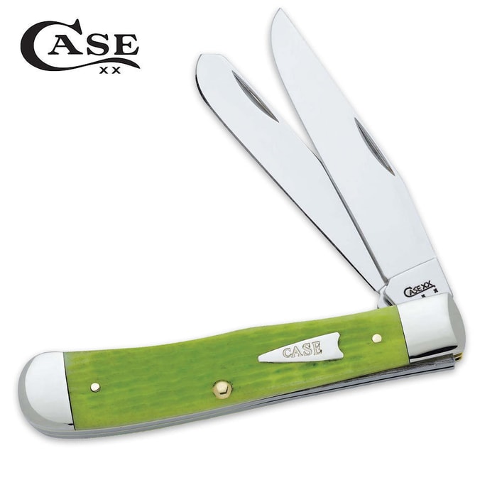 Case Key Lime Bone Trapper Folding Knife