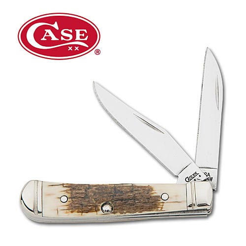 Case Limited Edition Mammoth Ivory Tiny Trapper Folding Knife