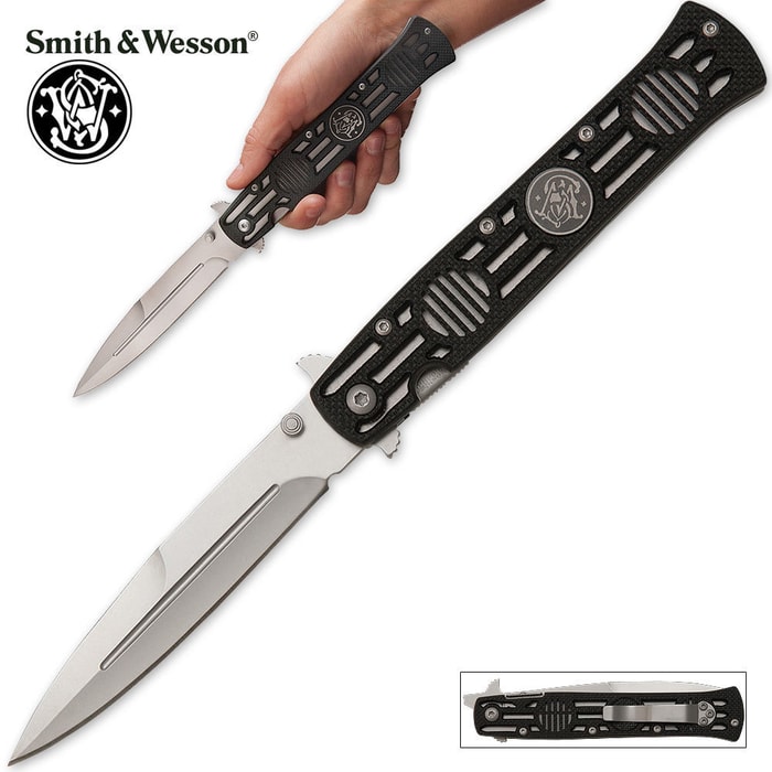 Smith & Wesson 6in Stiletto Pocket Knife