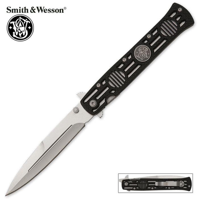 Smith & Wesson 10in Stiletto Folding Knife