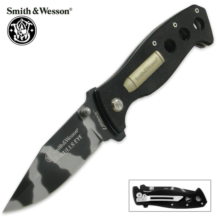 Smith & Wesson Bullseye Bullet Camo Folding Knife