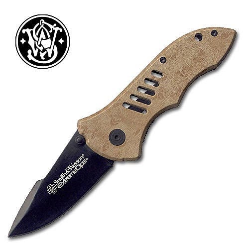 Smith & Wesson Extreme Ops Desert Folding Knife