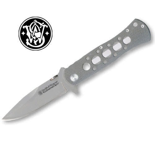 Smith & Wesson Aluminum Bullseye Extreme Ops Folding Knife