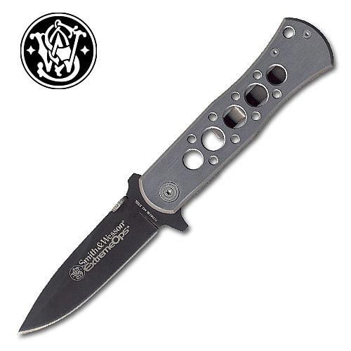 Smith & Wesson Extreme OPS Silver Folding Knife