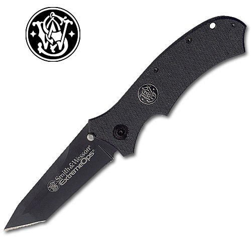 Smith & Wesson Extreme Ops Plain Folding Knife