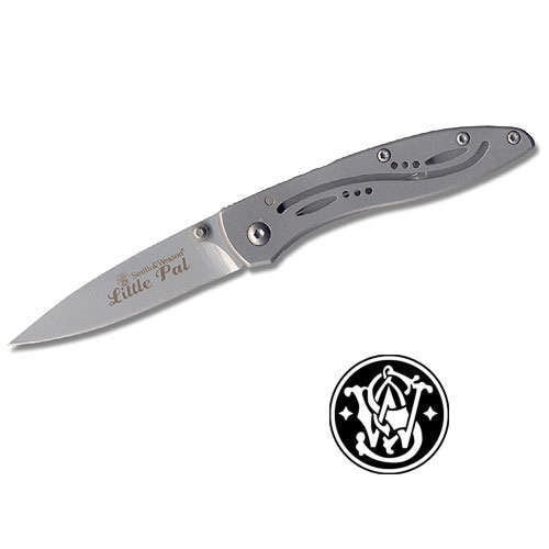 Smith & Wesson Bullseye Silver Little Pal Folding Knife
