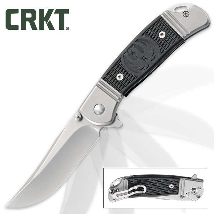 CRKT Ruger Hollow-Point Compact Pocket Knife | IKBS Ball Bearing Pivot System