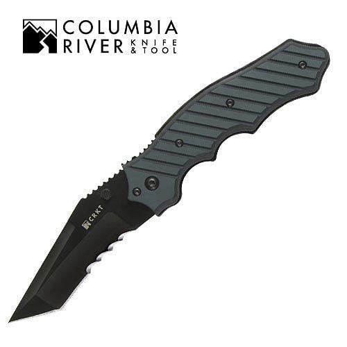 Columbia River Triumph Assisted Serrated Folding Knife