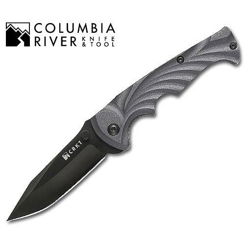 Columbia River Black Non-Assisted Plain Tiny Tighe Breaker Folding Knife