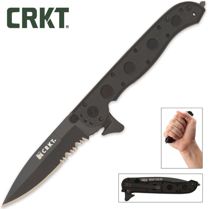CRKT Carson M-16Z Tactical Pocket Knife Spear Point