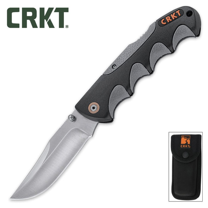 CRKT Kommer Free Range Clip Point Lockback Pocket Knife