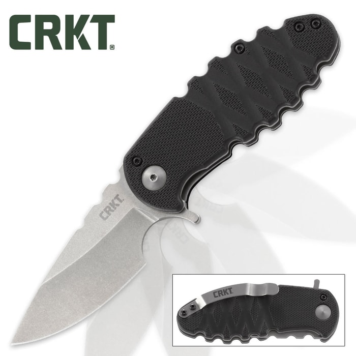 CRKT Pineapple Pocket Knife | Hand Grenade-Patterned Grip