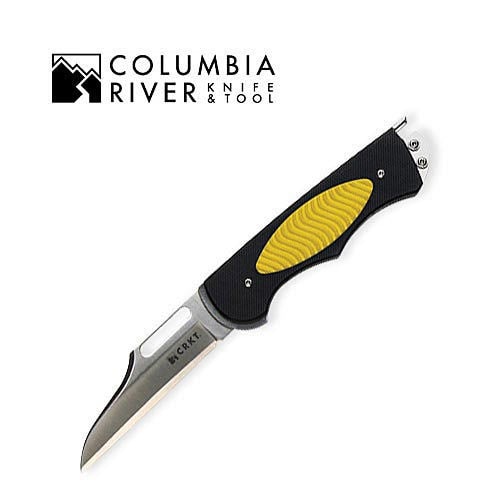 Columbia River Edgie 2 Self Sharpening Yellow Scale Folding Knife