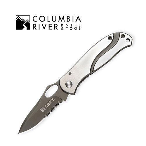Columbia River Half Serrated Pazoda Folding Knife