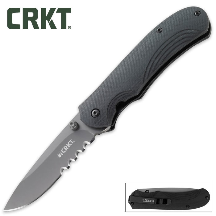 CRKT Incendor Assisted Opening Pocket Knife Serrated