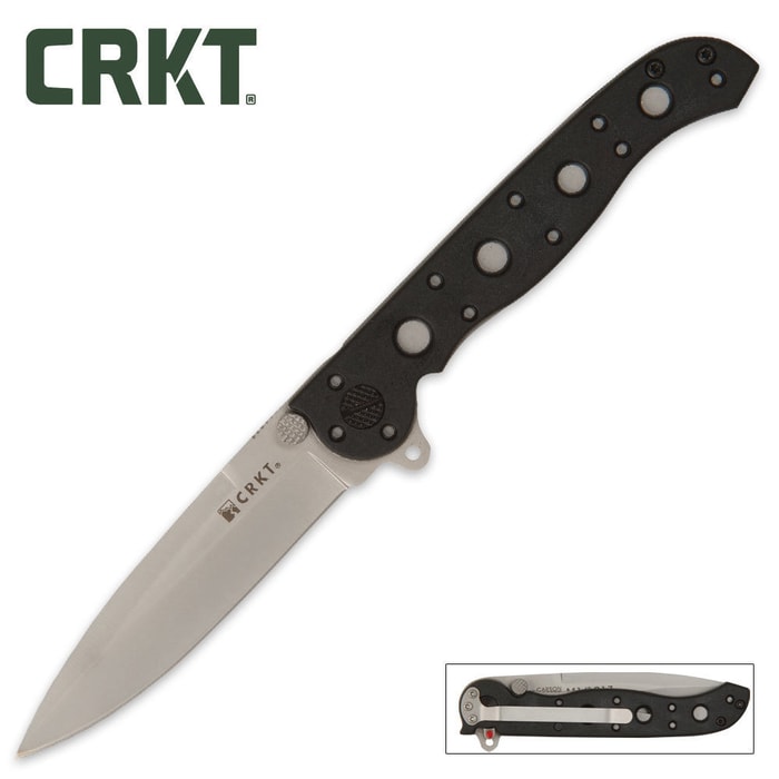 CRKT M-16 Silver Blade Pocket Knife