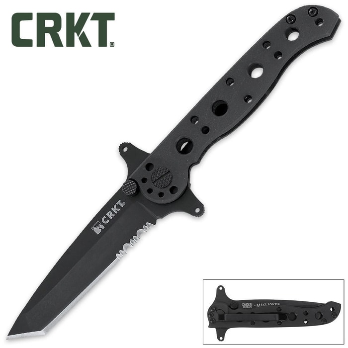 CRKT M-16 SF Pocket Knife Stainless Handle Tanto