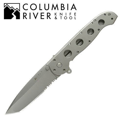 Columbia River M16 Titanium Tanto Silver Folding Knife