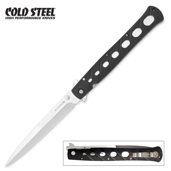 Cold Steel Large Ti-Lite VI Folding Pocket Knife 