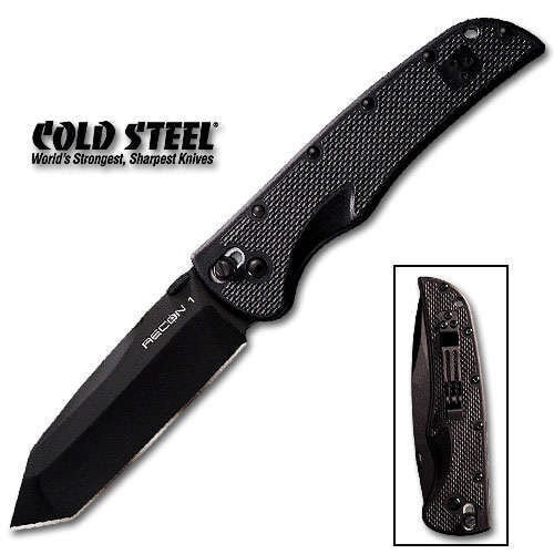 Cold Steel Recon 1 Tanto Point Plain Folding Knife