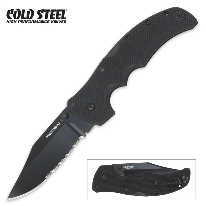 Cold Steel Recon 1 Clip Blade Folding Knife