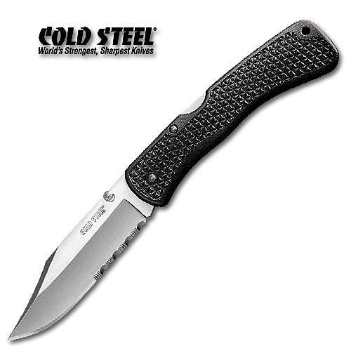 Cold Steel Large Voyager Clip Point Half Serrated Folding Knife