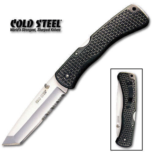 Cold Steel Large Voyager Tanto Half Serrated Folding Knife