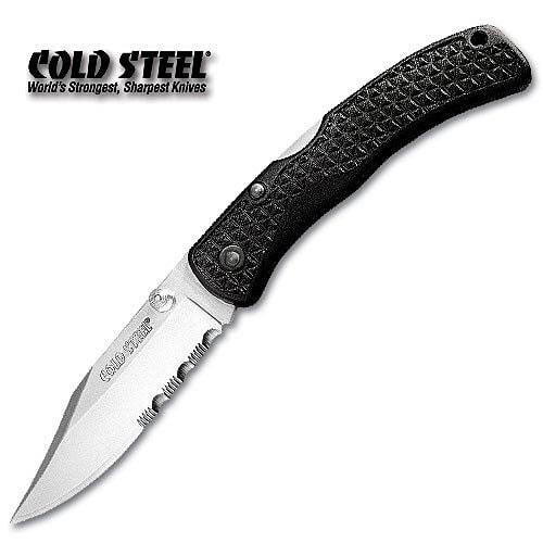 Cold Steel Serrated Medium Clip Point Voyager Folding Knife
