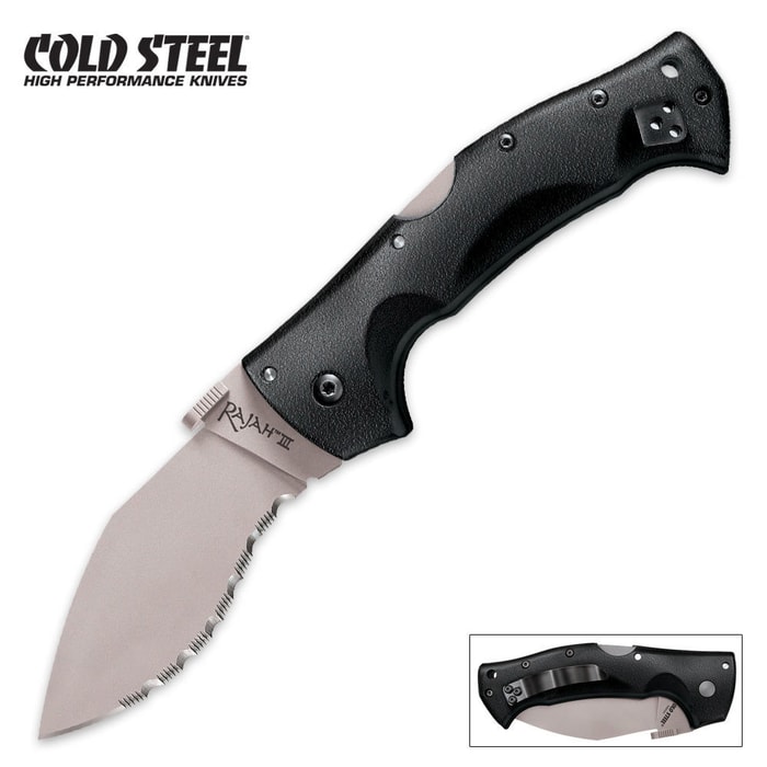 Cold Steel Rajah III Serrated Folding Knife