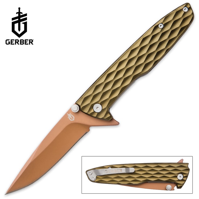 Gerber One-Flip Pocket Knife - Green