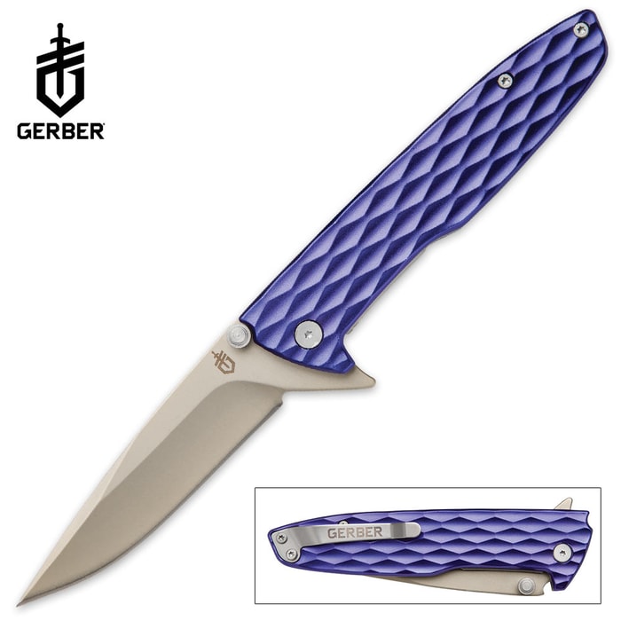 Gerber One-Flip Pocket Knife - Blue