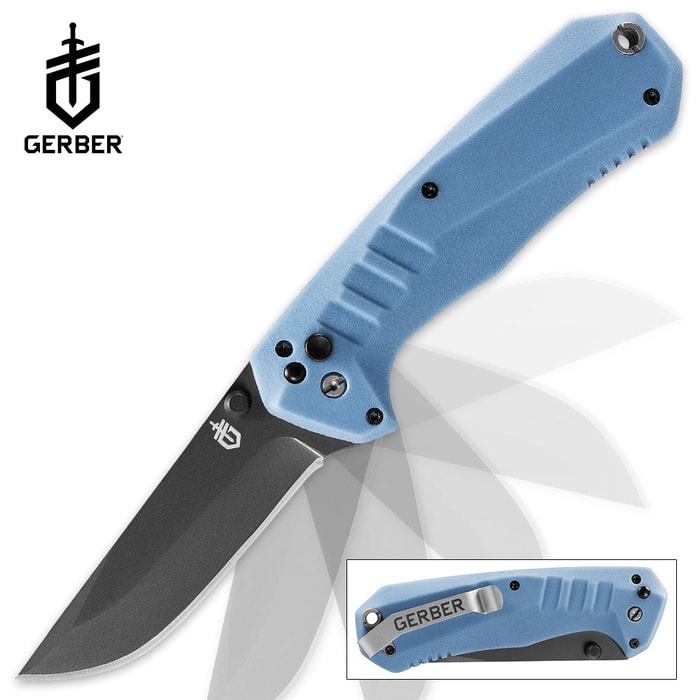 Gerber Haul Assisted Opening Pocket Knife - Blue