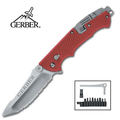 Gerber Hinderer Rescue Folding Knife
