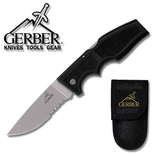 Gerber LST Magnum Serrated Folding Knife