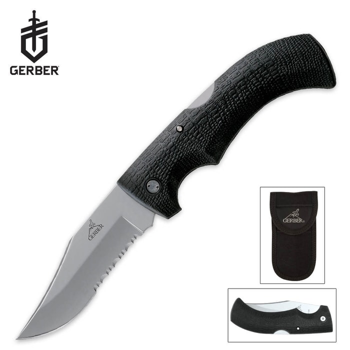 Gerber Serrated Gator Pocket Knife