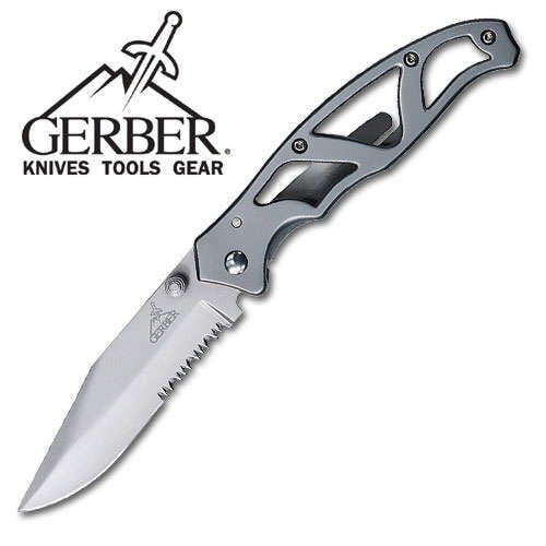 Gerber Paraframe I Serrated Folding Knife