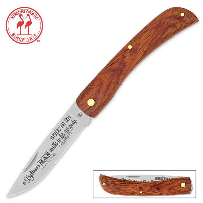 Kissing Crane Limited Edition Fathers Day Pocket Farmer Knife
