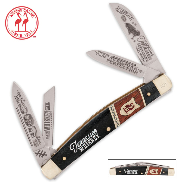 Kissing Crane Limited Edition 2016 Tennessee Whiskey Congress Pocket Knife