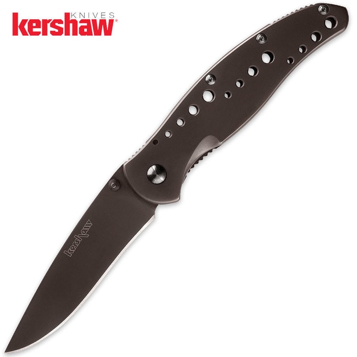 Kershaw Black Plain Vapor II Folding Knife