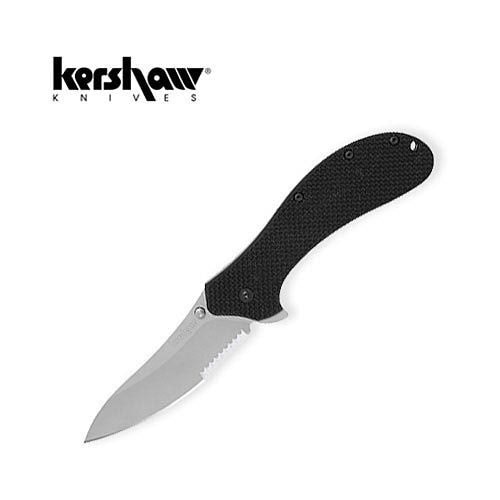 Kershaw Packrat Part Serrated Folding Knife