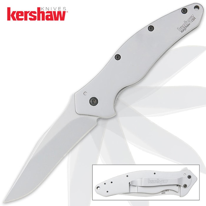 Kershaw Shallot Assisted Opening Pocket Knife Stainless