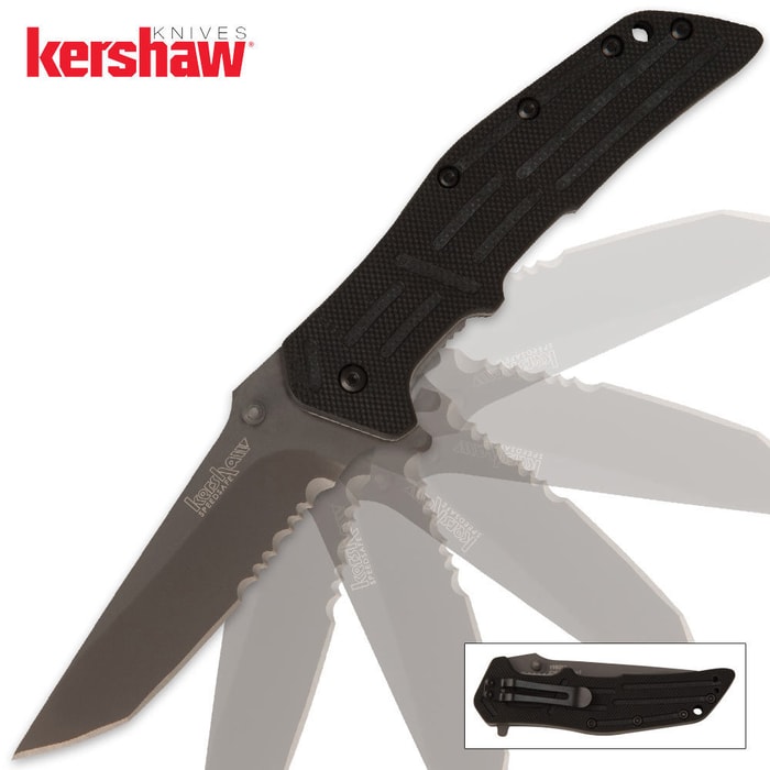 Kershaw RJII Assisted Opening Pocket Knife Serrated
